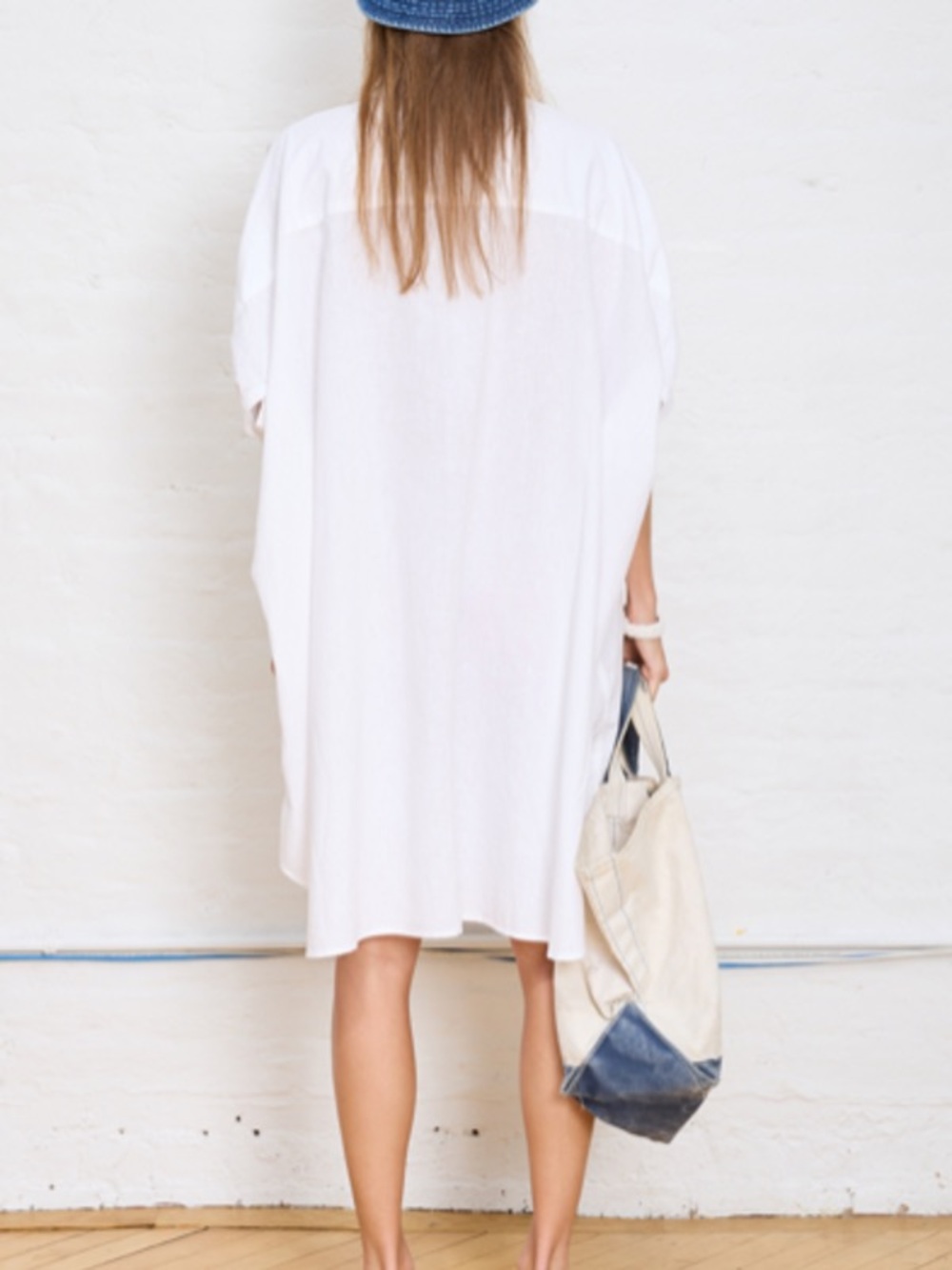Denimist relaxed short sleeve shirt dress - Picture 2 of 5
